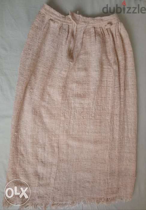 Genuine linen skirt 100% 1