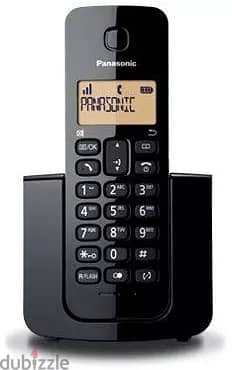 هاتف لاسلكي  باناسونيك KX-TGB110 - اسود بكرتونته وكل محتوياته كالزيرو 1