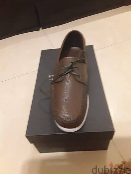 New Spada genuine leather dark brown size 44-45 0