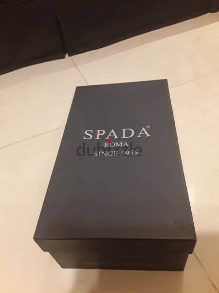 New Spada genuine leather dark brown size 44-45 2