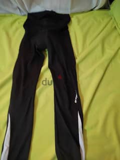 a used b-twin cycling pants with cushion 0