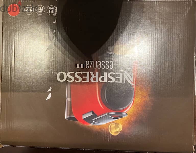 Nespresso Essenza mini coffee machine -Red light مكنه كابسولات نسبريسو 5