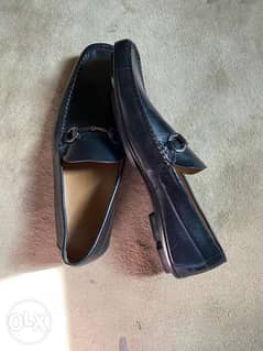 Hugo Boss black leather shoes {46} 0