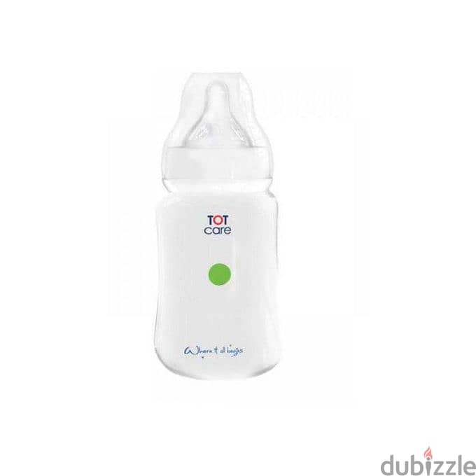 TOT Care Medium Flow Feeding Bottle - 210 ml 0