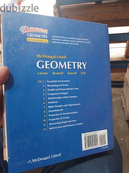 Algebra 1&2 ,Geometry  Hardcover Original 9