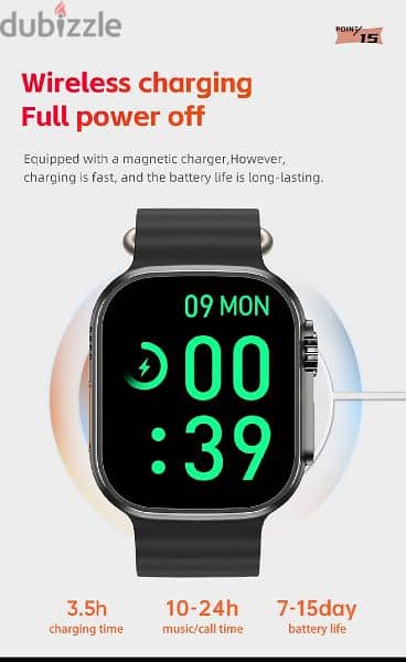 ساعه    Vidvie Smart Watch Ultra اصلى وارد المانيا جديده بالعلبة 7