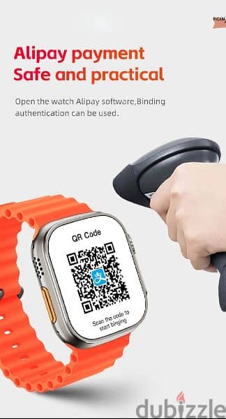 ساعه    Vidvie Smart Watch Ultra اصلى وارد المانيا جديده بالعلبة 12