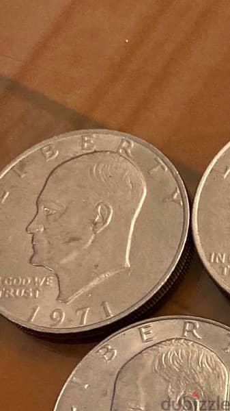 US 1971 Silver Dollar (ايزينهاور) 0