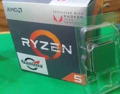 AMD Ryzen 5 2400G + العلبة الاصلية + Cooler