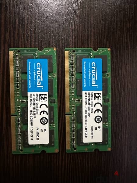 RAM memory Samsung Crucial 0