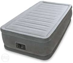 مرتبة سرير هوائية عالية الارتفاع - لون رمادي، سرير حجم مفرد 0
