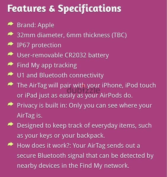 New Apple AirTag 4 pieces 5