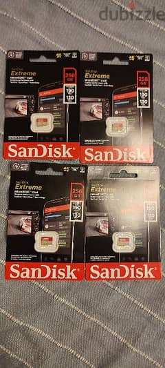 SanDisk Extreme microSD 256GB NEW sealed 0