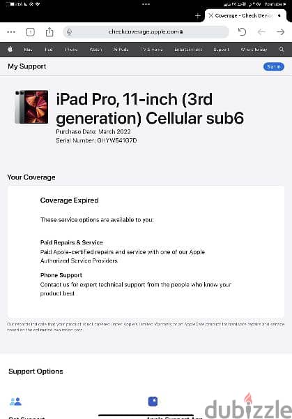 ipad Pro‚ 11 -inch (3rd generation) cellular sub6 4