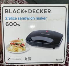 بلاك اند ديكر (  Black + Decker TS1000 )  صانع ساندويتشات 600W 0