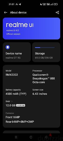 realme gt 5g 5