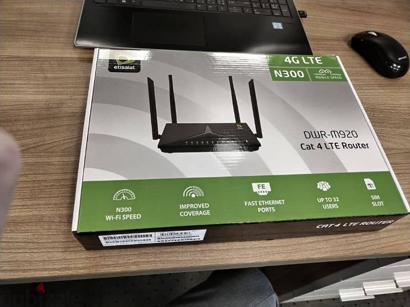 Etisalat 4G Router N300 روتر اتصالات فور چي الموديل الجديد 0