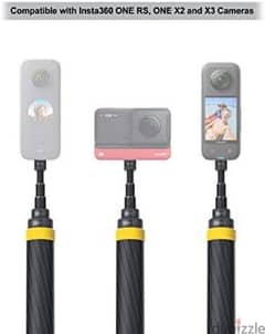 Insta360 Extended Selfie Stick for X3, ONE RS/X2/R/X, and ONE 0