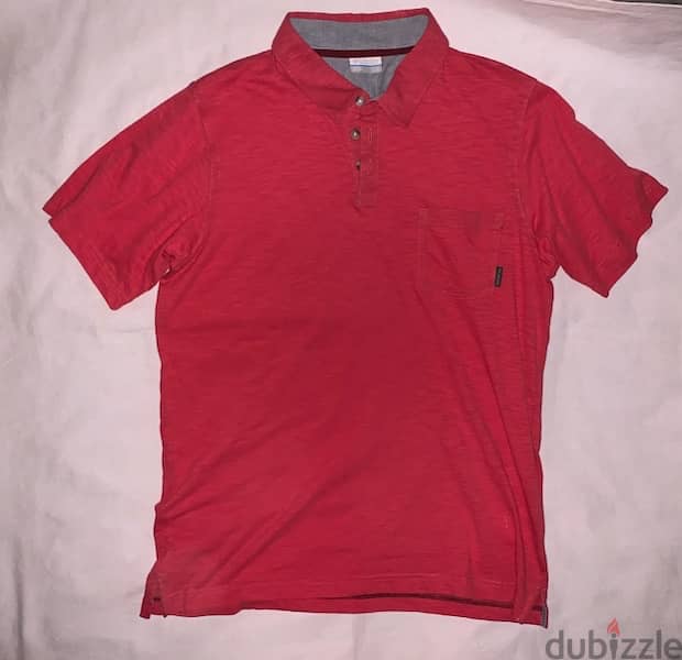 Columbia Polo Shirt Size Large In Excellent Condition 1