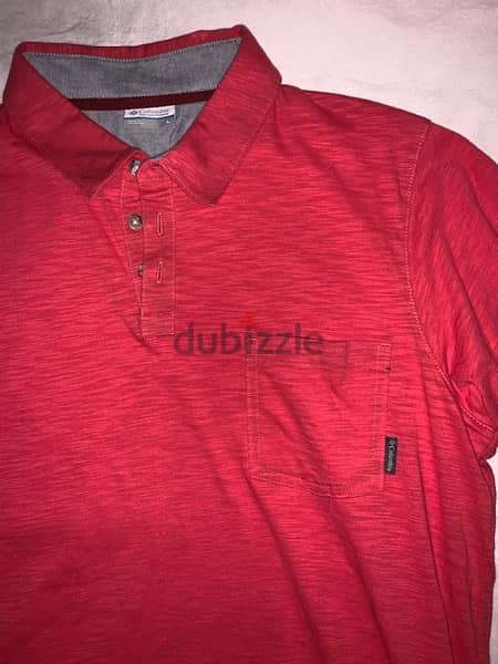 Columbia Polo Shirt Size Large In Excellent Condition 5