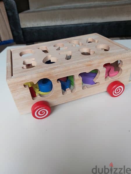 لعبة الأطفال التعليمية التنمية ، مصنوعة من الخشب 1