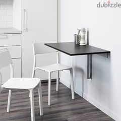 Ikea table BJURSTA Wall-mounted drop-leaf table 0