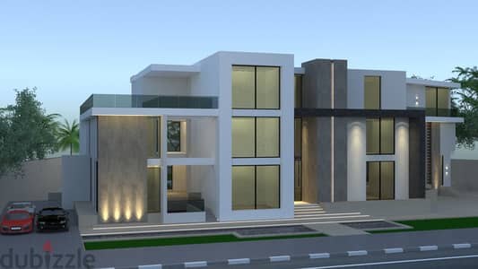 تصميم (3D) لواجهات الفيلات والعمارات. . 3D Exterior Designer