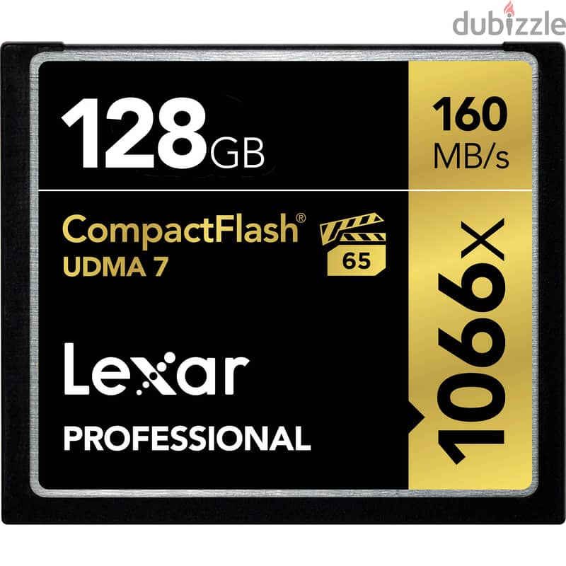 Lexar 128GB Professional 1066x CompactFlash Memory Card 0
