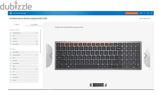 Dell Multi-Device Wireless Keyboard and Mouse Combo - KM7120W 5