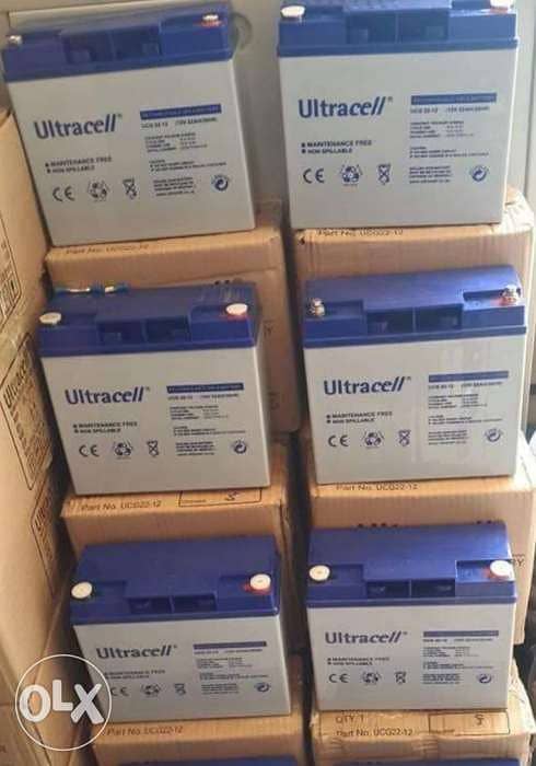 بطاريات التراسيل الانجليزيه الأصلية Ultracell batteries 5