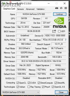 Geforce GTX 660 2gb GDDR5