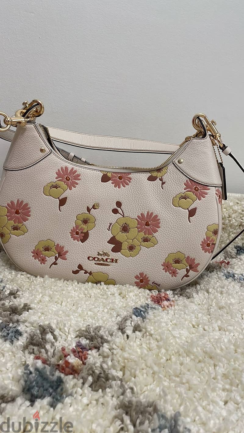 Coach Bag With Floral Cluster Print 1