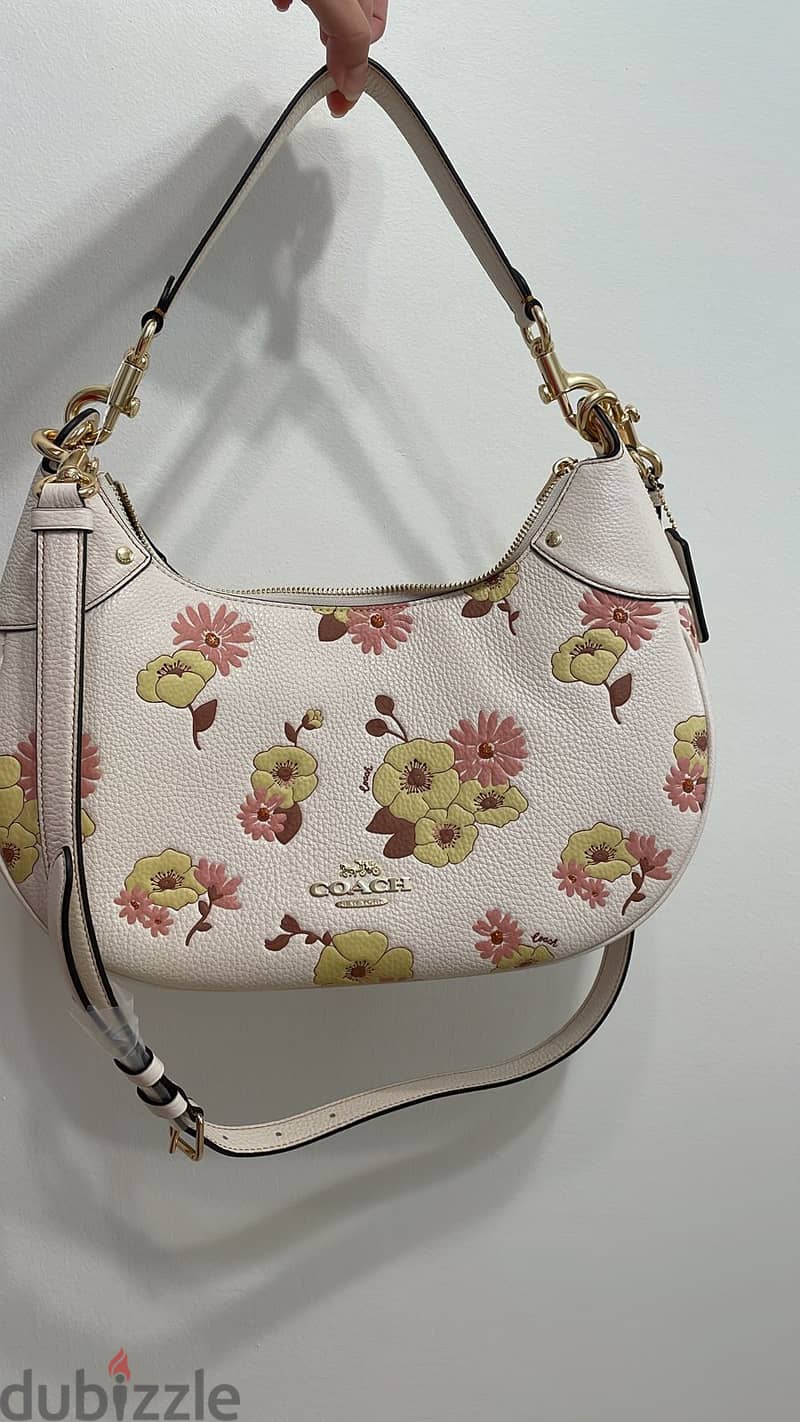 Coach Bag With Floral Cluster Print 3