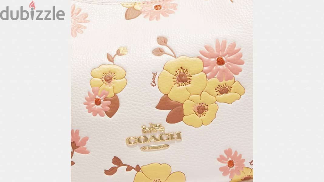 Coach Bag With Floral Cluster Print 6