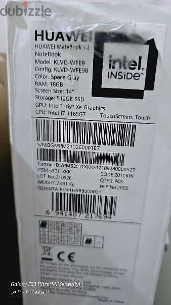 mate book 14 core i7 11 3