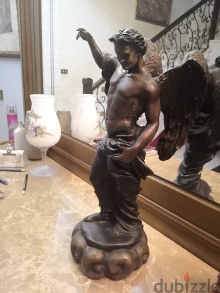 تمثال برونز اروبي غير مختوم الملاك ميخائيل 6