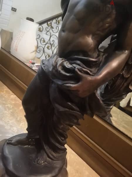 تمثال برونز اروبي غير مختوم الملاك ميخائيل 7