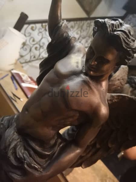 تمثال برونز اروبي غير مختوم الملاك ميخائيل 9