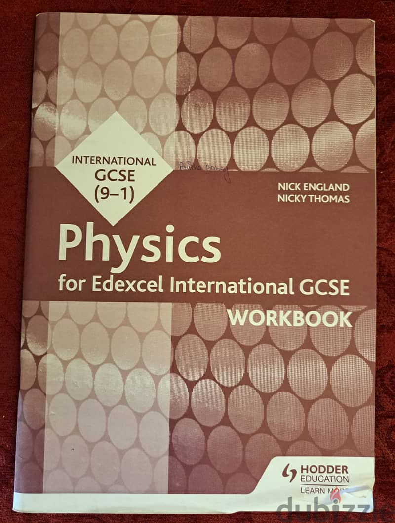 IGCSE Edexcel Physics Textbook and workbook, Chemistry and Biology 1
