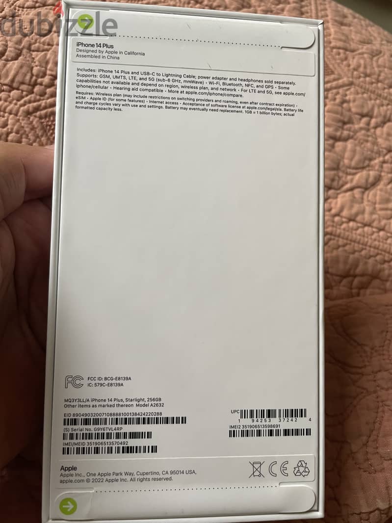 Brand New and sealed IPhone 14 Plus 256GB 2