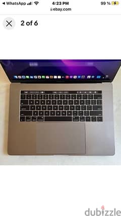 Apple Macbook pro 15 ,1 TB (touch bar)2017 Space Grey