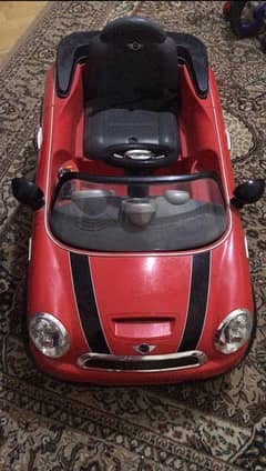 Mini Cooper 6V Electric Car, Red