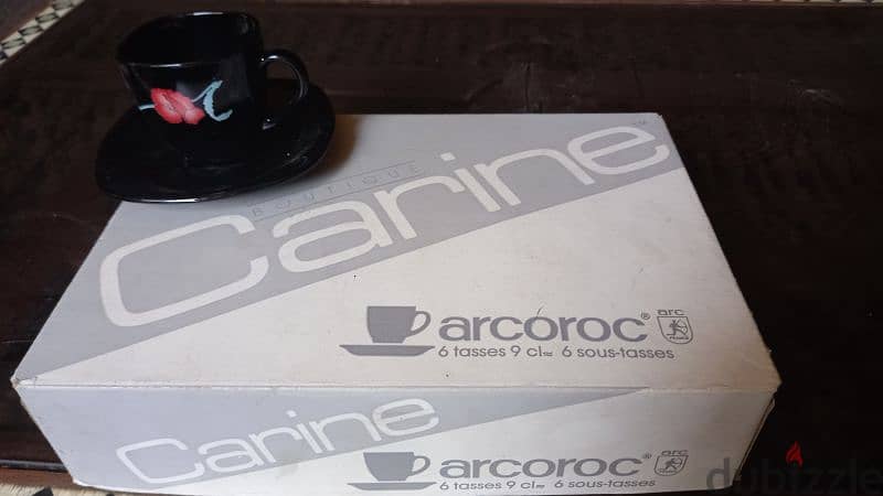 طقم قهوة. ماركة كاريني الفرنسية. صنع عام  1980 3