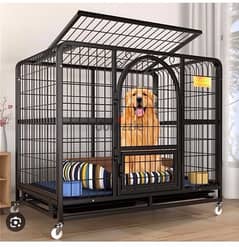 Steel Dog Crate 125 cms for large dogs - قفص125 سم من الصلب لكلب كبير