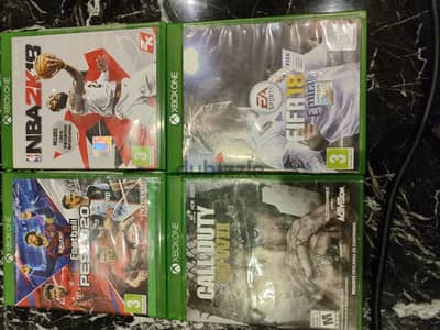4 cd Xbox1