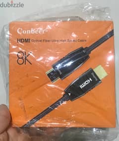 Conbeer Fiber Optic HDMI Cable, 8K HDMI 2.1 High Speed 48Gbps 8K@60Hz 0