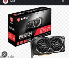 graphics card msi Radeon rx5600xt 0