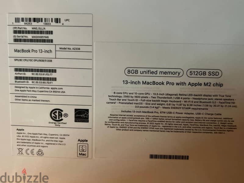 macbook pro m2 512 13inch 2