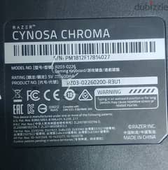 Razer Cynosa Chroma – Multi-color RGB Gaming keyboard 0