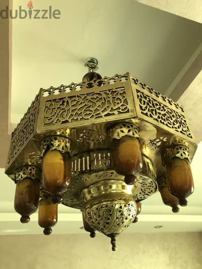 Arabesque furniture+chandeliers,غرفة نوم ارابيسك ونجف نحاس واثاث اخر